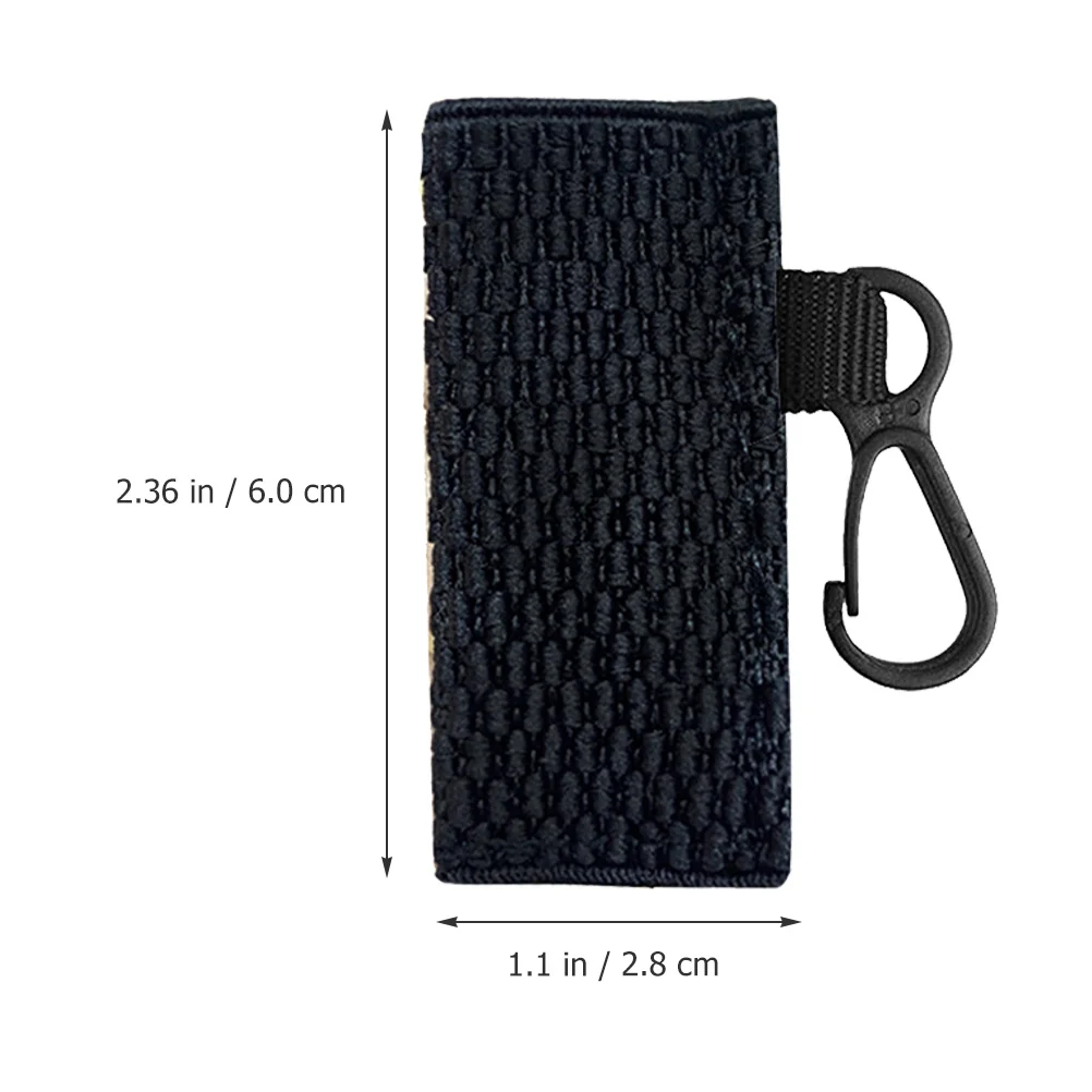 3 stuks gebreide lippenbalsemhouder sleutelhanger draagbare lippenstift lipgloss etui compacte beschermhoes voor dagelijks gebruik onderweg