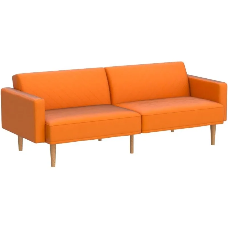 Futon Sofa Bed, Couch, Small Sofa, Sleeper Sofa, Loveseat, Mid Century Modern Futon Couch, Sofa Cama, Couches for Living Room