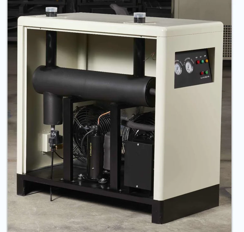 RTTW RC-75 75Hp 10.0M3/Min Air Dryer for Air Compressor R134A R22 R410 Refrigeration Compressed Air Dryer 220V 50Hz for Sale