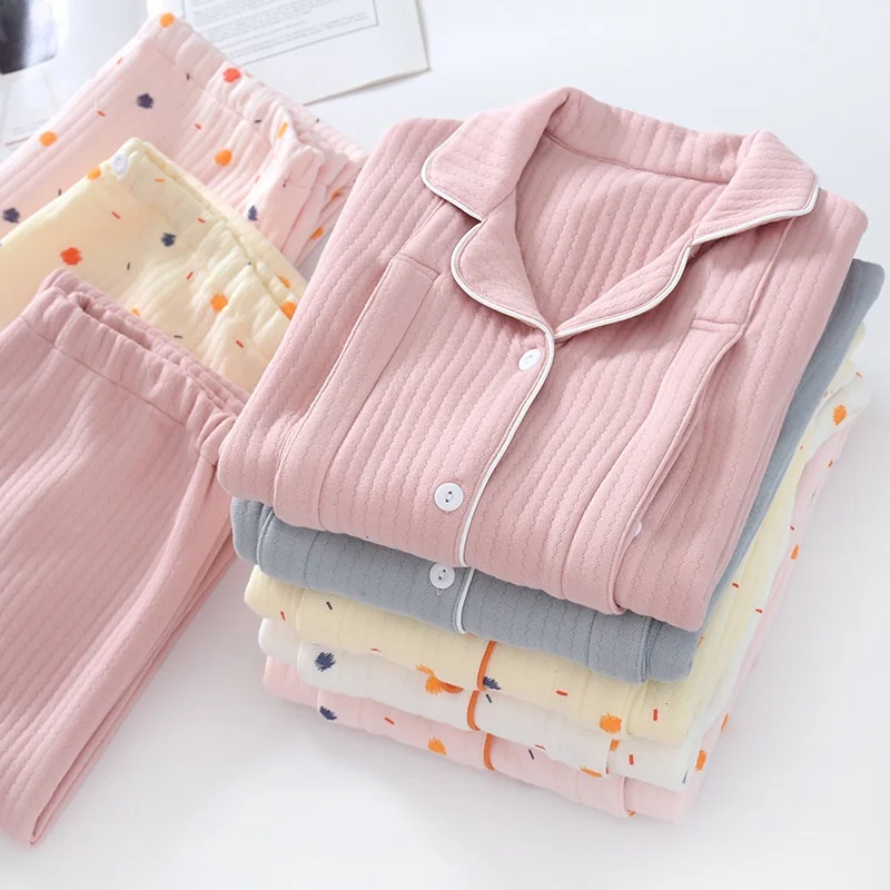 maternity-sleepwear-air-cotton-autumn-winter-thick-warm-breastfeeding-clothes-home-comfortable-long-sleeve-pants-set-for-women
