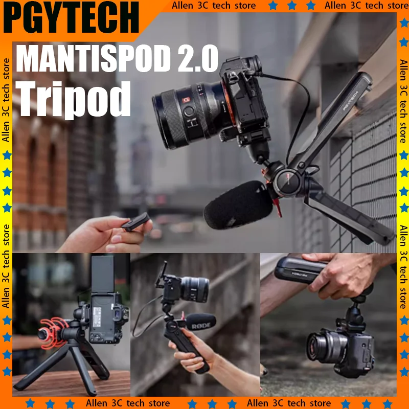 PGYTECH MANTISPOD 2,0 Stativ Kamera Stativ Gimbal Flexible Halterung Live Reise Fotografie Stehen Tragbare Handheld Ständer