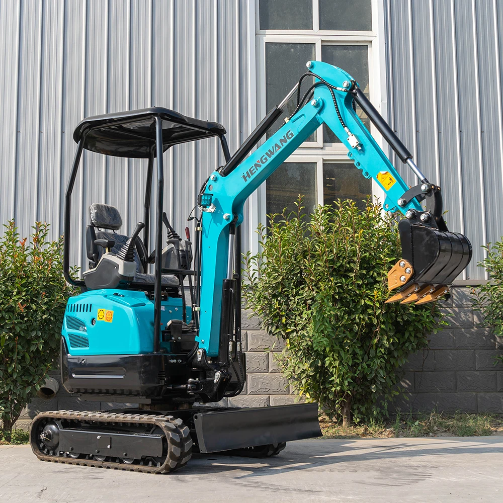 دعم التخصيص حفارة صغيرة 1Tcrawler حفارة صغيرة حديقة مزرعة التجزئة محرك كوبوتا الهيدروليكية الزاحف حفارة صغيرة