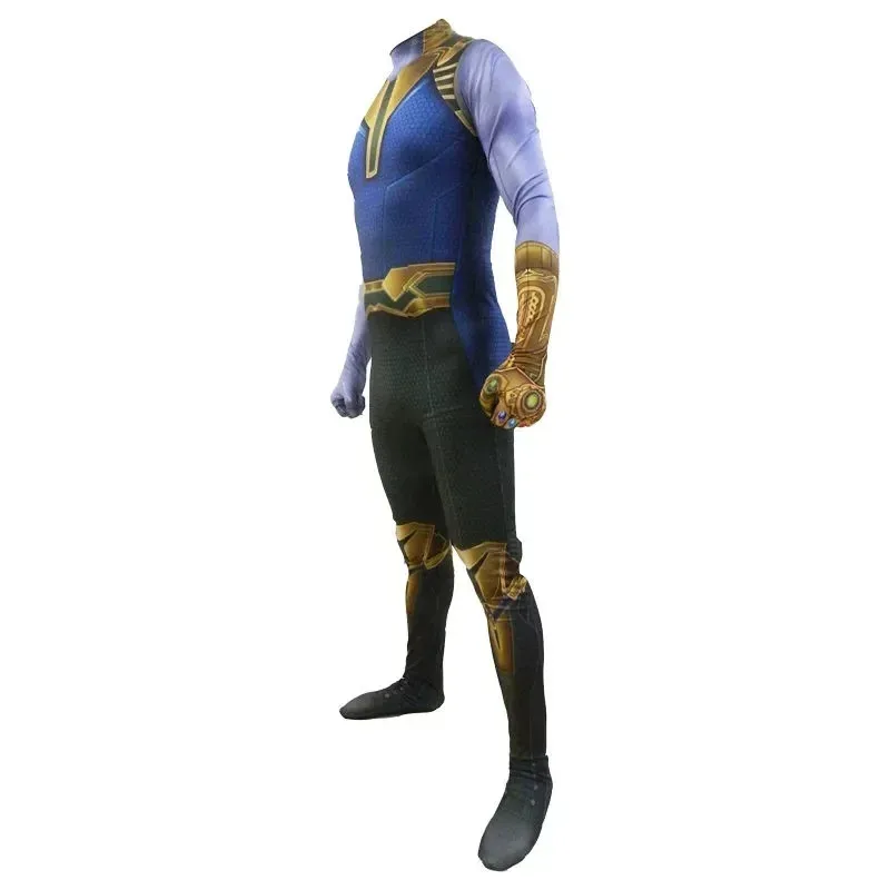 qq28LQAdult niños Thanos vengadores Infinity War Super villano niño disfraz de Halloween disfraz de fiesta de Carnaval Cosplay