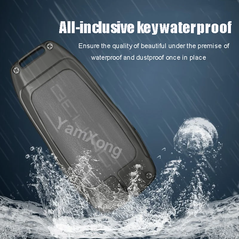Alloy Remote Key Case Cover For 2023 Beijing X7 Key Case BJ60 BJ40 F40 u5 plus Smart Keyless Decration case Car Accessories