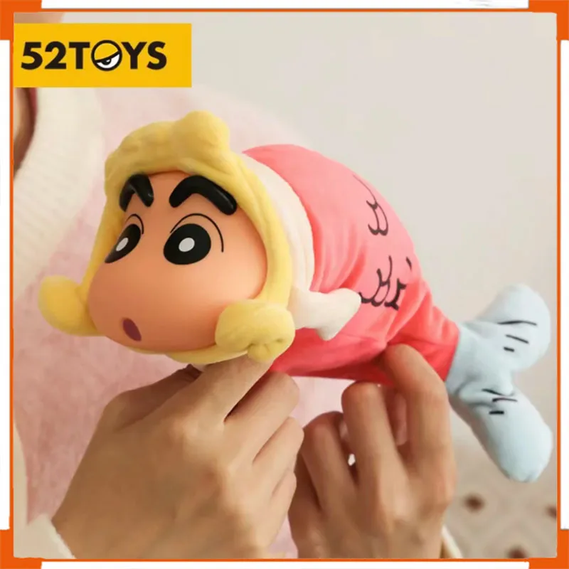 

New 52toys Crayon Shin Chan Fishing New Life Mobile Fish Series Blind Box Handmade Trendy Ornament Girl'S Festival Gift