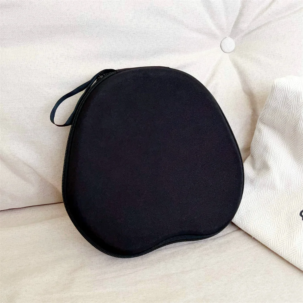 For Jabra Evolve 75 Headphone Case EVA Cartoon Storage Bag Over-Ear Headset Shockproof Protective Case - Black