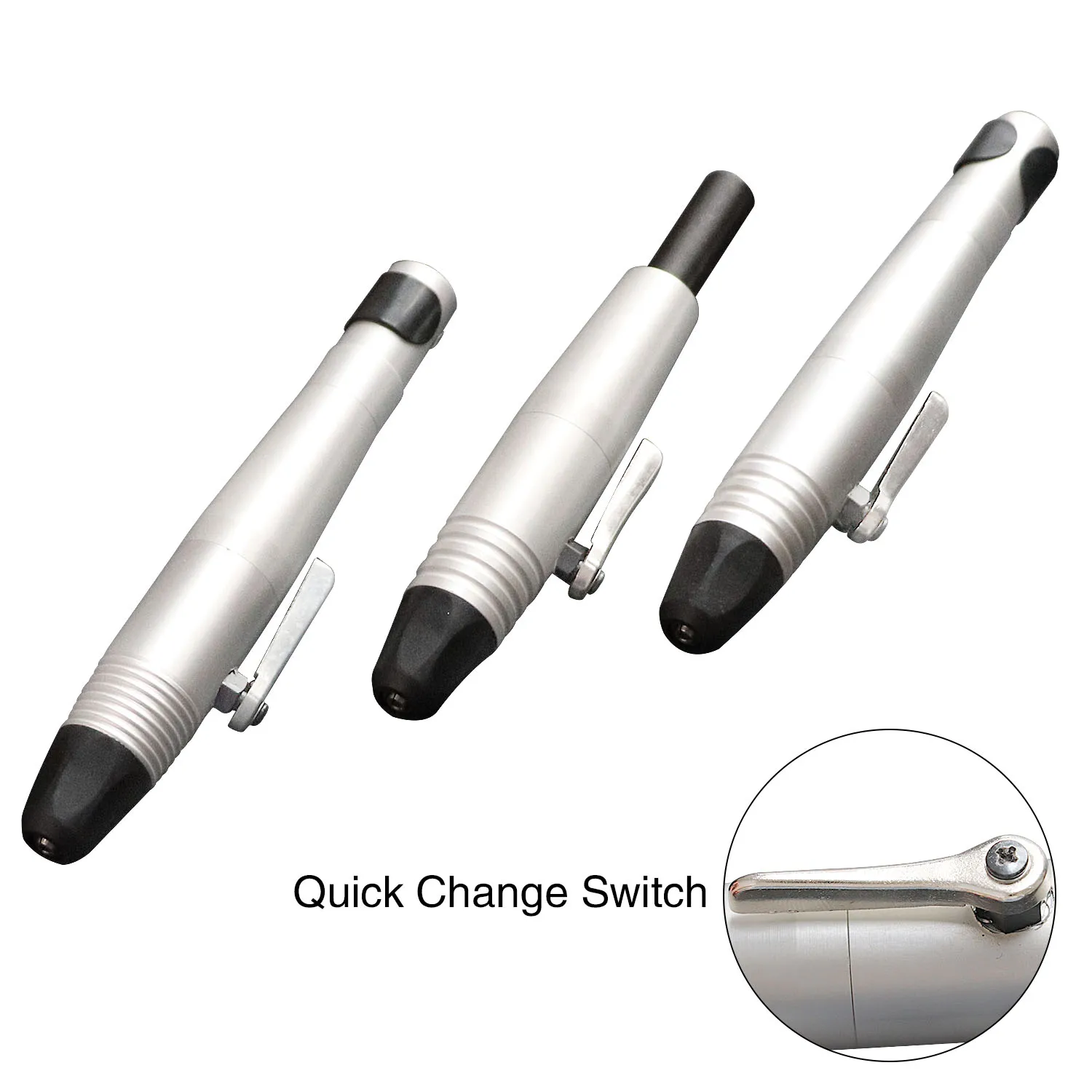 2.35mm Shank Rotary Quick Change Handpiece Flex Shaft Machine Quick Change Handpiece T30 Handpiece with space for Foredom