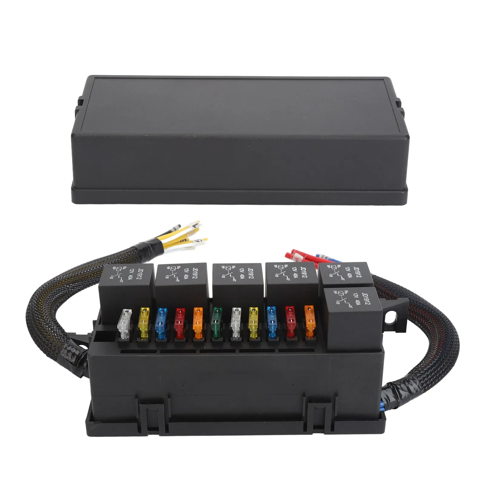 Relay Box 12V 6 Relay 11 ATC ATO  Waterproof Relay Block Box for Car Yacht Boat  Relay Box Relay Crimp Terminal Box