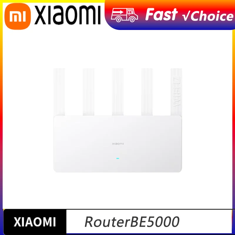 Xiaomi Router BE5000 Wi-Fi7 2.4/5GHz Dual-Frequency Mesh 2.5G High-Speed Netwerkpoort IPTV OFDMA Signaalversterker Mi Home APP CN