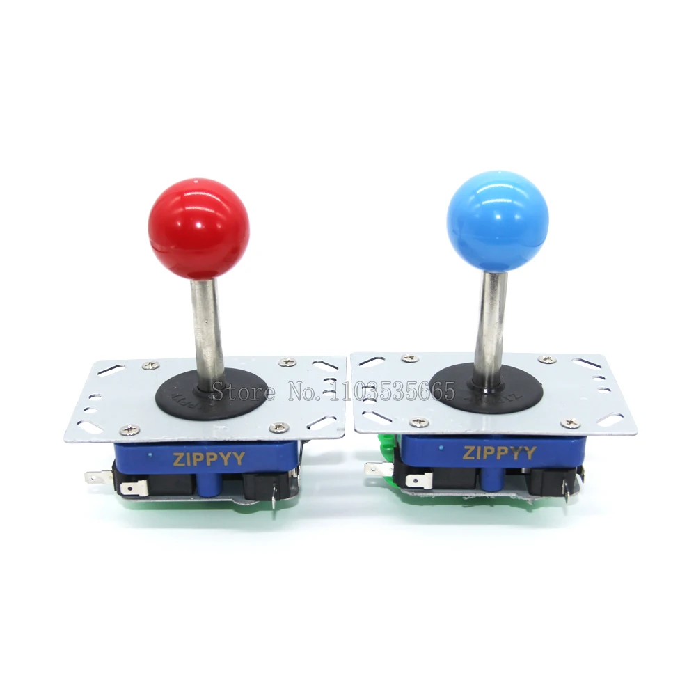 2pcs Arcade Joystick 45MM Long Shaft With 8 Way Gate Top Ball Video Arcade Game Machine USB PC Board DIY Parts