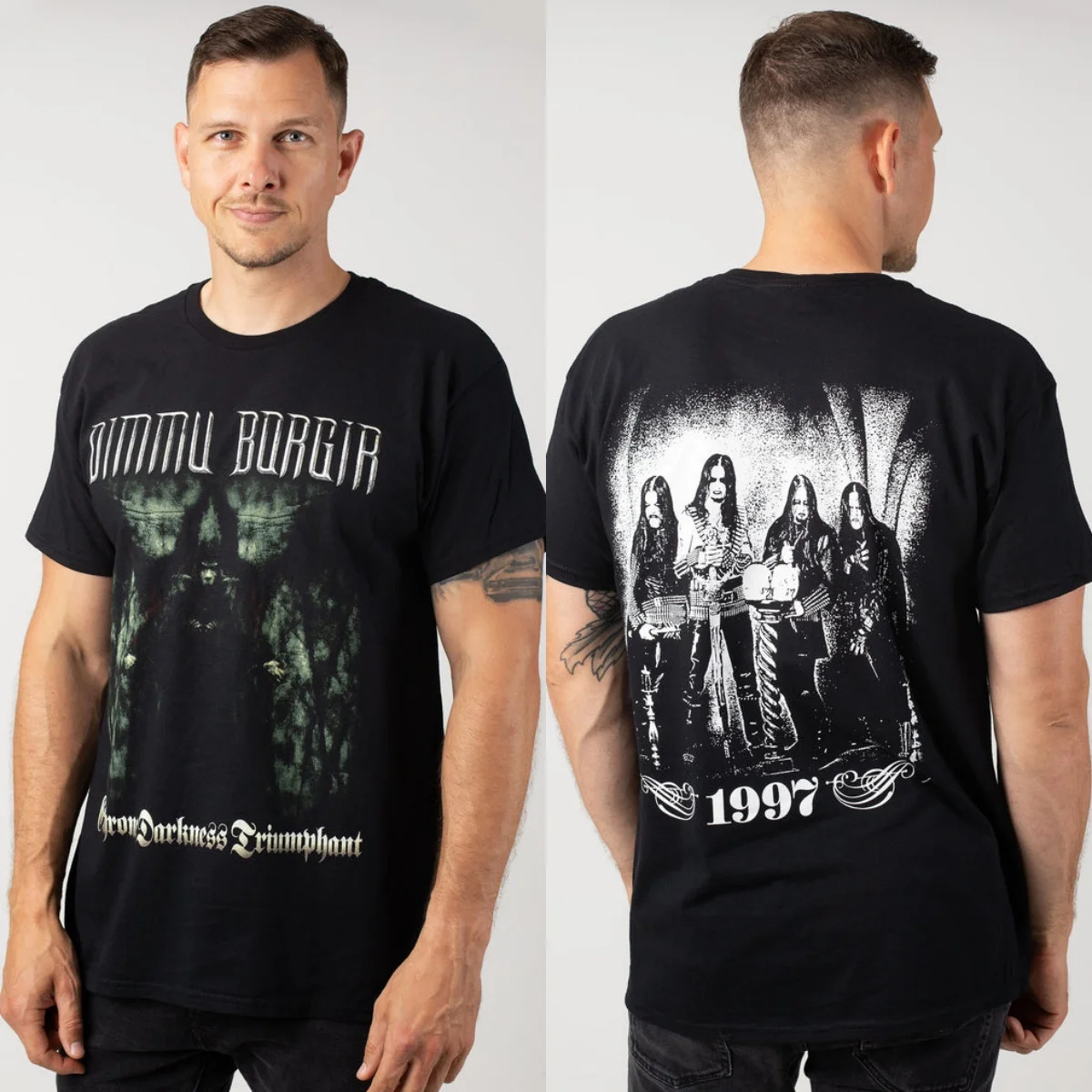 New Dimmu Borgir Graphic Cotton T-shirt Unisex Summer Short Sleeve Fashion Brand Tee Luxury Casual Vintage Retro Tees