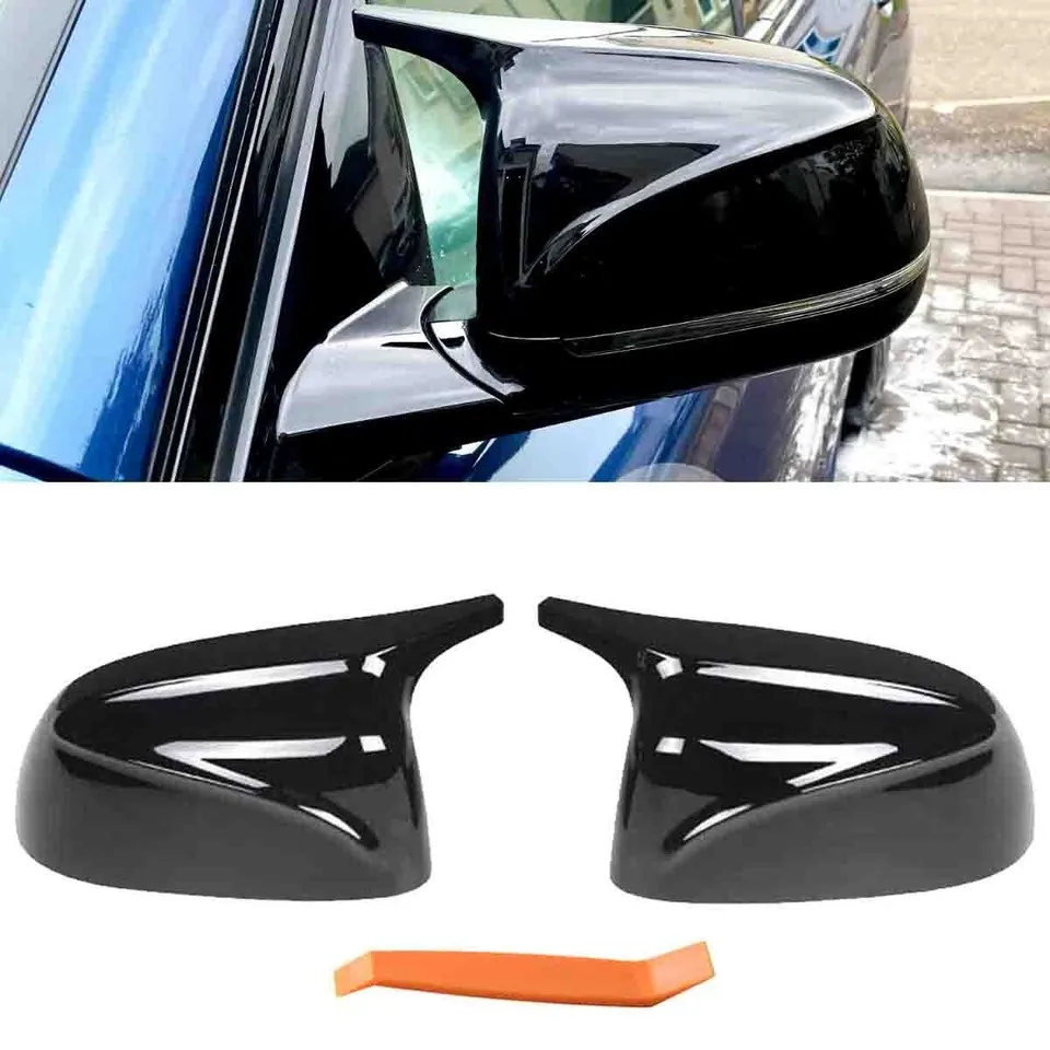 

Rearview Mirror Cover White Carbon Glossy Black For BMW X3 G01 X4 G02 X5 G05 X6 G06 X7 G07 2018-2023 51168496623 51168496624