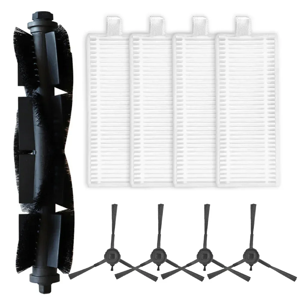 Effective Dust Capture with Main Brush Filters Side Brushes Kit for EZVIZ RE4RE4 PlusRE5RE5 Plus Vacuum Cleaner