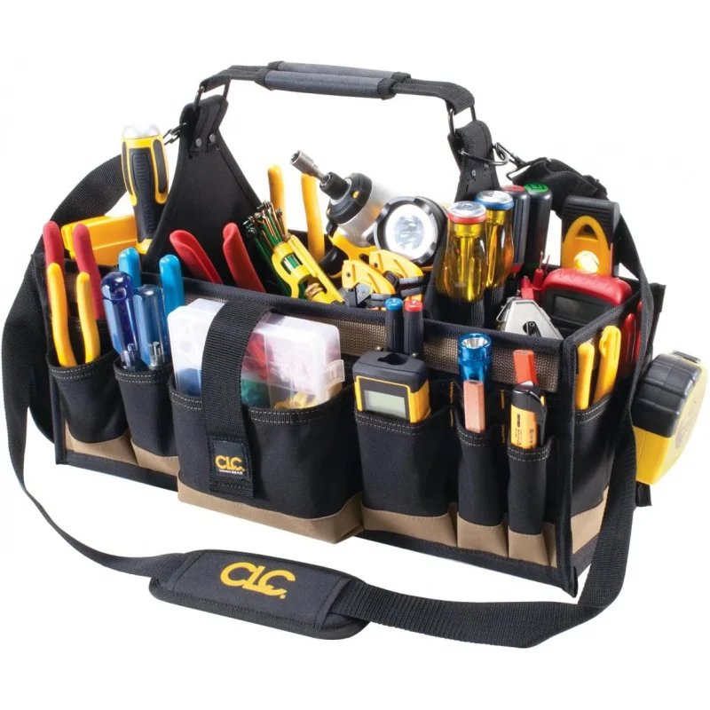 CLC WORK GEAR 1530 Electrical and Maintenance Tool Carrier, 43 Pocket, Black