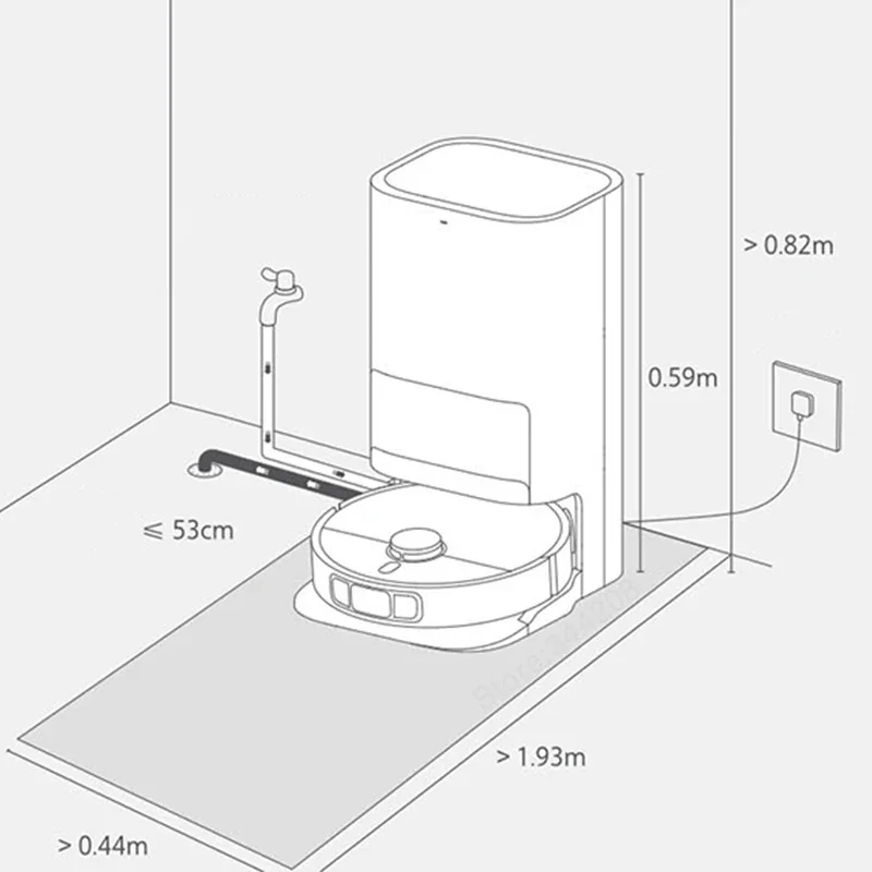 XIAOMI MIJIA OMNI 2/M30 pro Robot Vacuum Cleaners Series Automatic Water Drainage System 2.0 Spare Parts Pack Kits Accessories