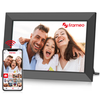 Frameo 10.1 Inch WiFi Digital Picture Frame 1280 x 800 HD IPS Touchscreen Smart Digital Photo Frame with 32 GB Memory Album Gift