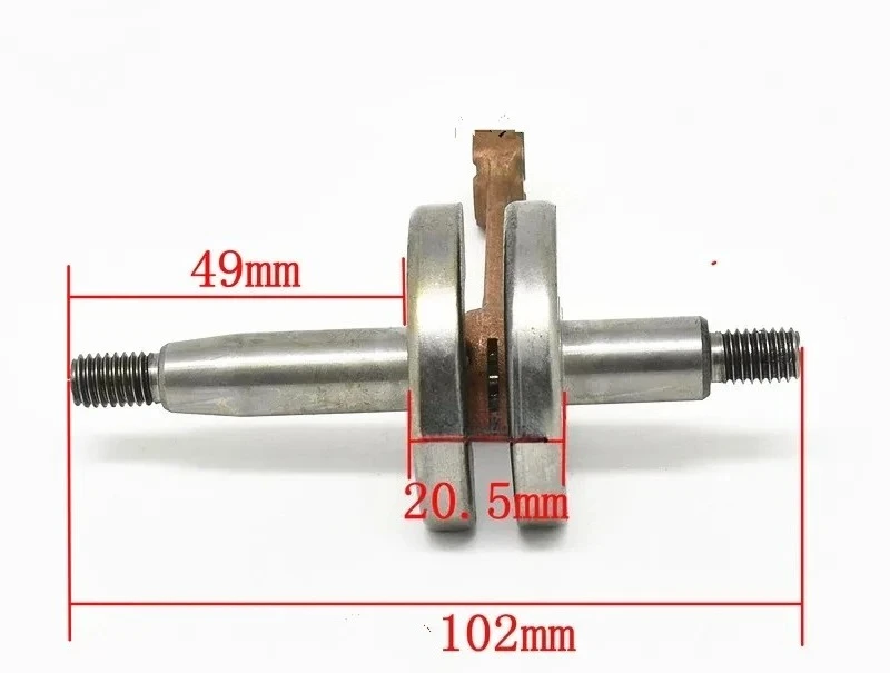 For TU26 26CC brush cutter strimmer crank shaft 767 768 708 sprayer mist duster parts TU26 Crankshaft