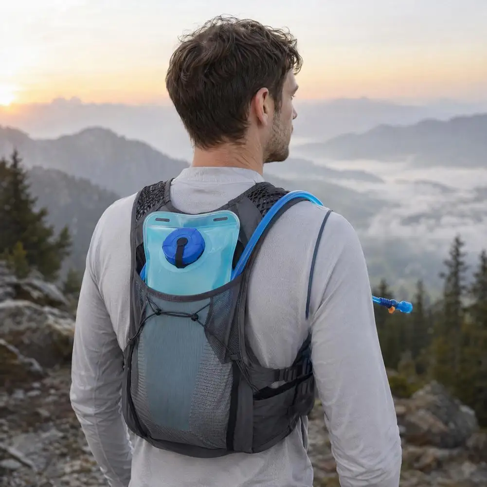 Portable Sports Water Pack Leak-Proof Hydration Reservoir with Tube for Biking Hiking Outdoor Climbing Activities