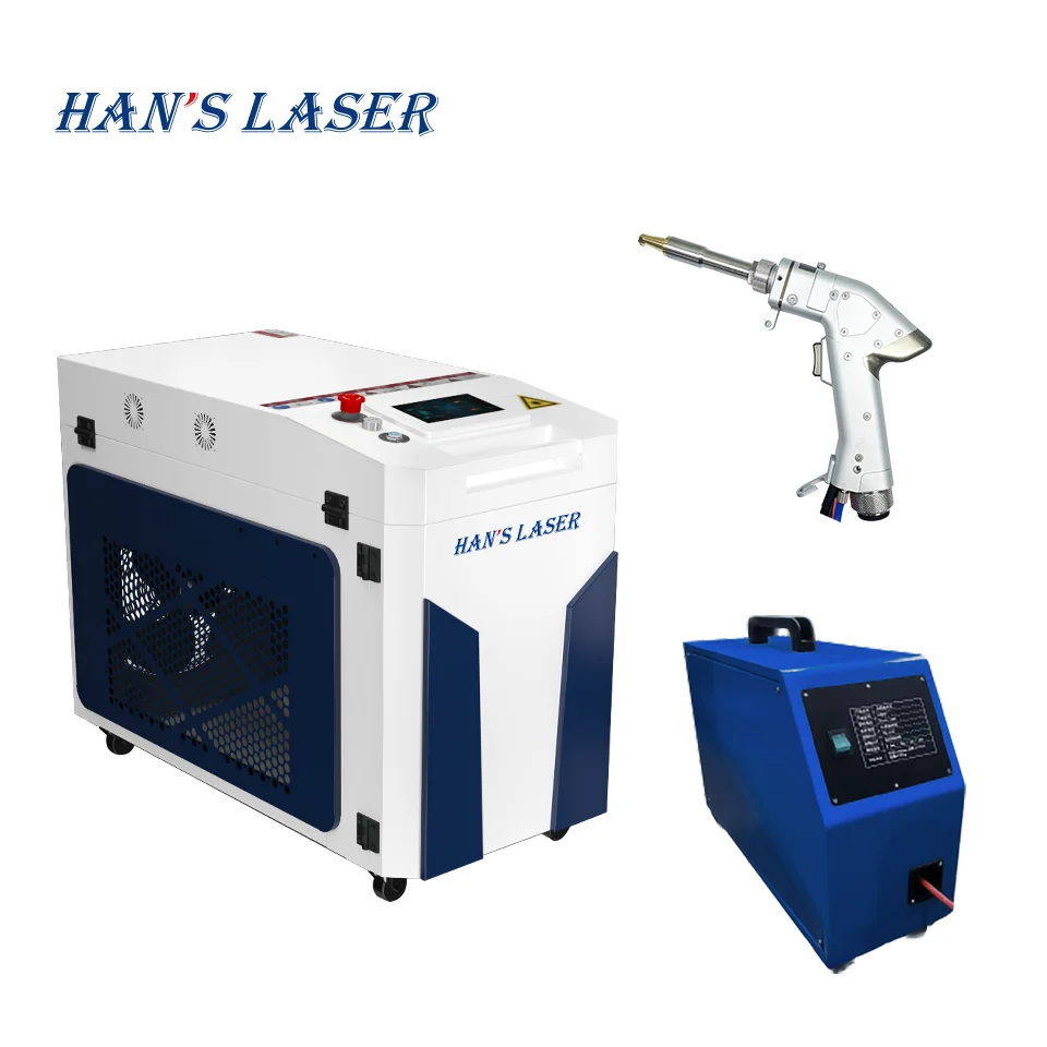 

2024 Han's Laser Weld Laser 1500w 2000w 3000w Handheld Laser Welder Metal Welding Brake Press Good Price For Sale 20% Discount