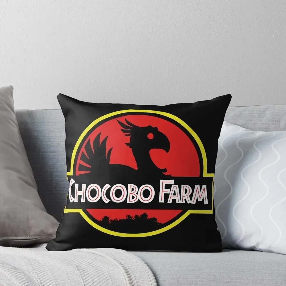 

Chocobo Farm Throw Pillow Sofa Cushion Pillowcases Cushion Covers Sofa Sofas Covers pillow