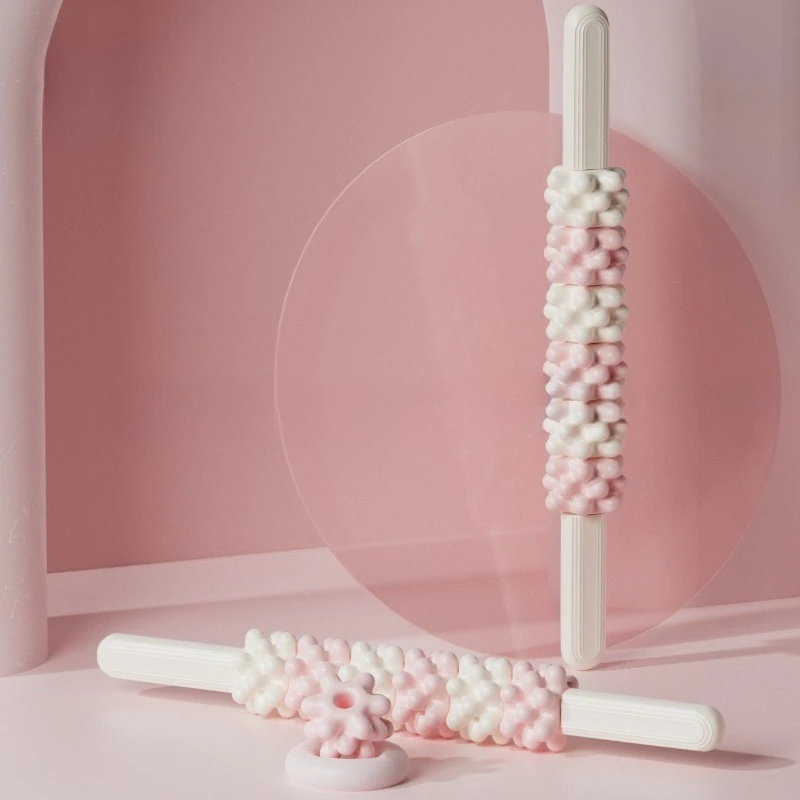 المرجان نمط رقيقة الساق عصا تدليك الذئب الأسنان عصا الأسطوانة اللياقة البدنية اللفافة عصا الساق العضلات الاسترخاء الأسطوانة العجل اليوغا نقالة