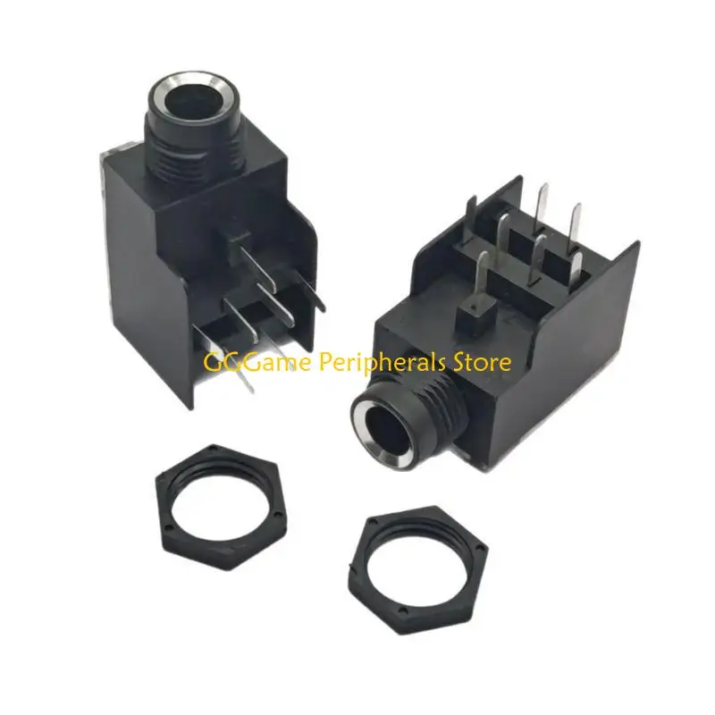 

U55B Universal 7Pin Two Channel Sound Jacks 6.35mm Female Sockets For Microphones And Amplifiers Systems