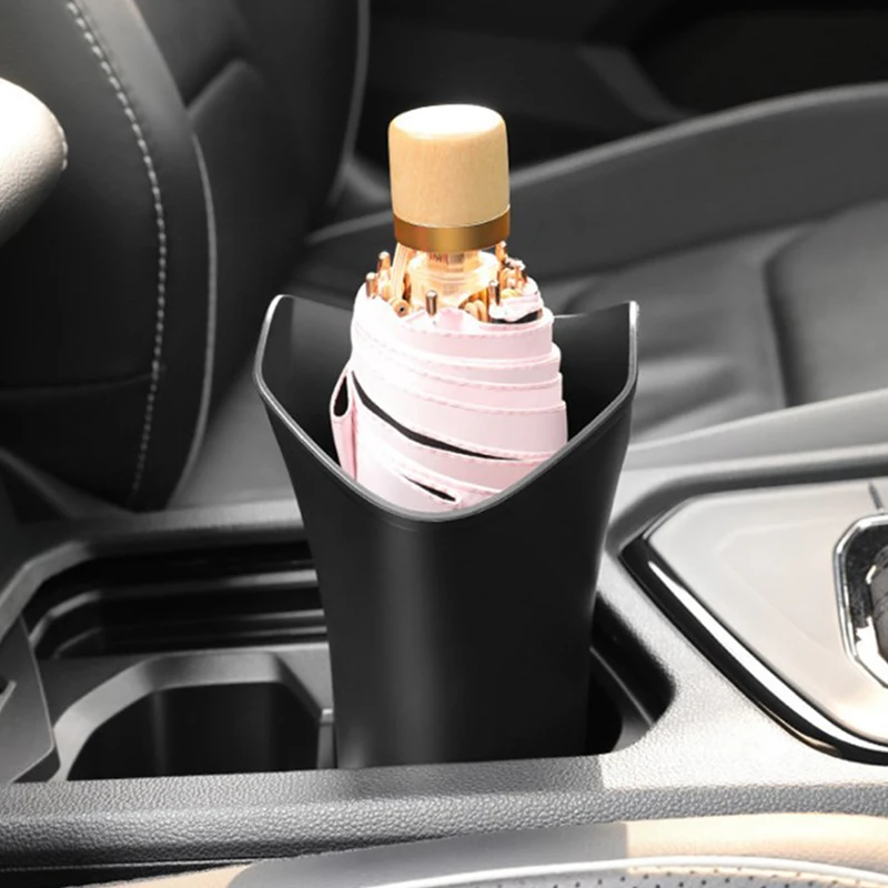 Car Muliti-purpose Storage Holder for Umbrella Bverage Trash Storage Box Auto Cup Holder Garbage Can