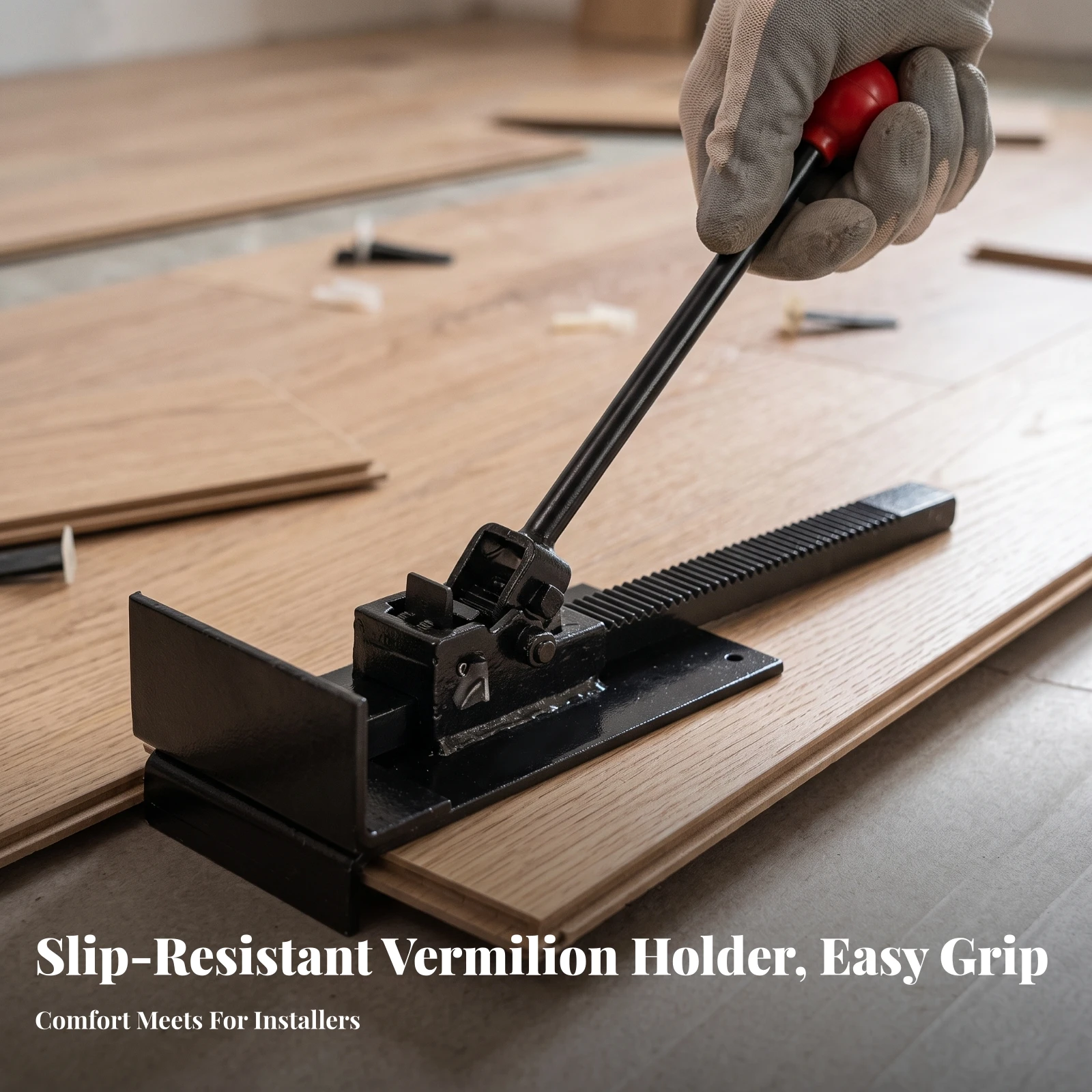 Floor Installation Pull Clamp Professional Flooring Pull Clamp with Lever Handle Hand Tool Long Term Durability Long-Lasting