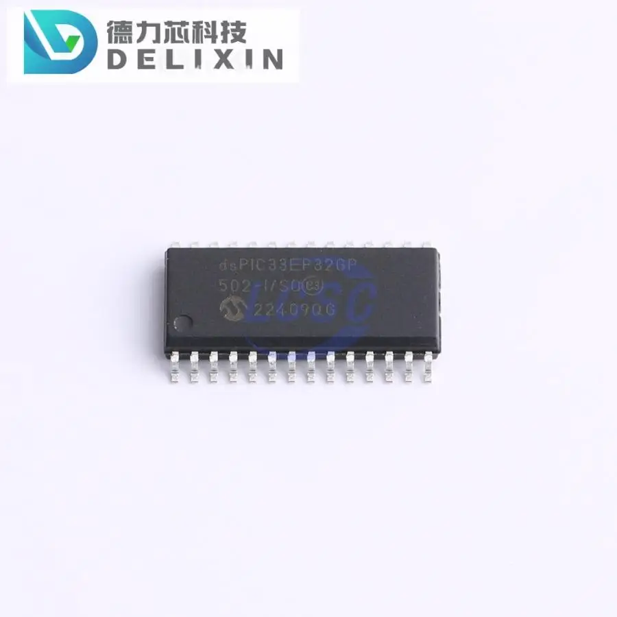 Procesadores de señal Digital (DSP/DSC), chips nuevos y originales, dsPIC33EP32GP502-I/SO, 280MHz, 32KB, 21 SOIC-28-300mil