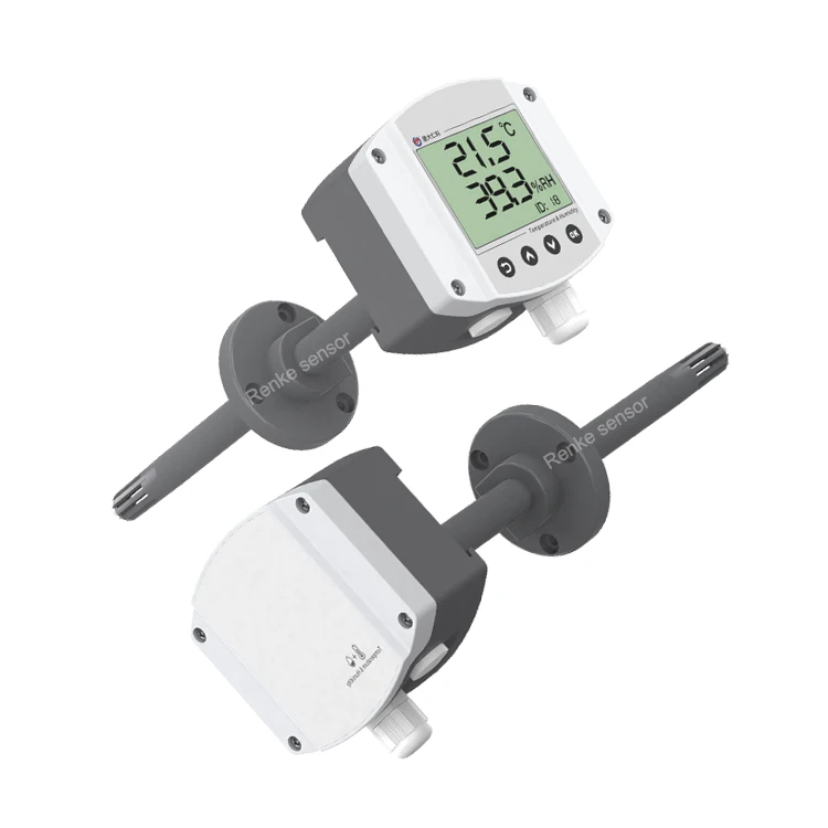 

Renke 0-5V 0-10V 4-20mA RS485 Modbus Screw-in Temperature and Humidity Sensor Duct Type