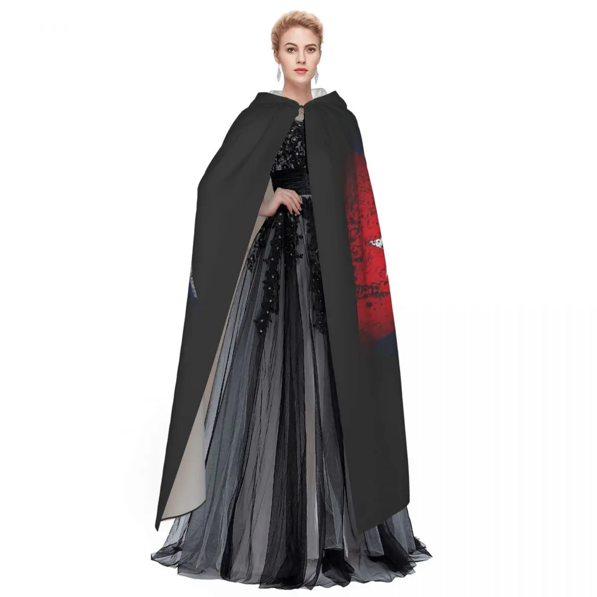 Cuba bandera de la Havana cubana capa larga con capucha patriótica cubana disfraz Medieval de bruja capa de Cosplay abrigo de Halloween adulto Unisex