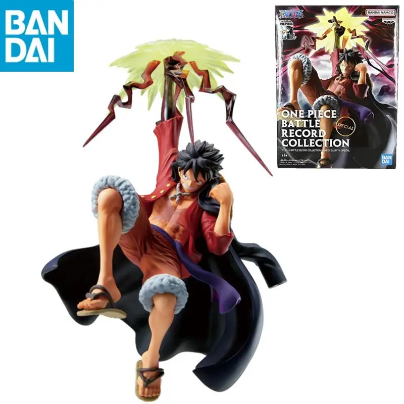 

In Stock Original Genuine BANDAI NAMCO BANPRESTO ONE PIECE BATTLE RECORD COLLECTION MONKEY.D.LUFFY Collector Figurine toys gift