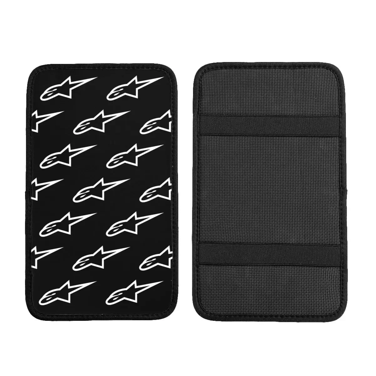 Custom Motocross Enduro Cross Car Armrest Cover Mat Non-Slip Center Console Pad Protection Cushion Pad Car Interior Accessories