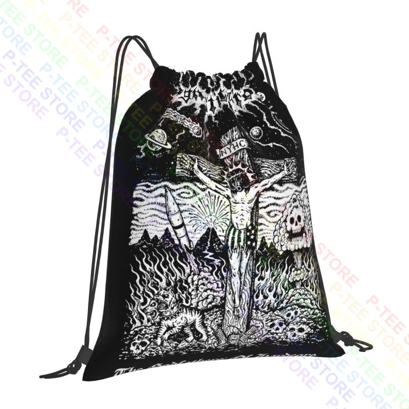 Agnostic Front The Godfathers Of Hardcore Drawstring Bags Gym Bag School Beach Bag Eco Friendly Riding Backpack