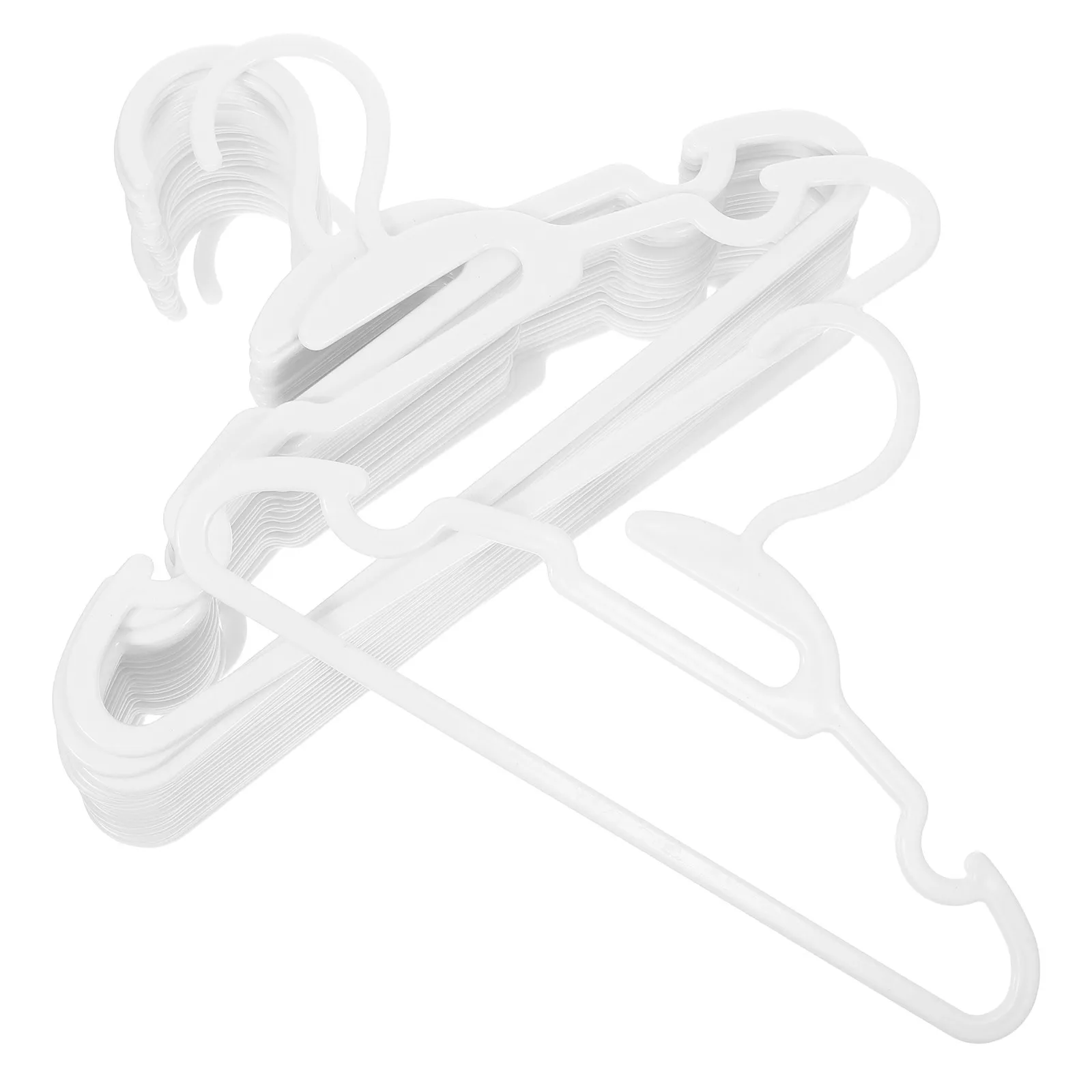 

30Pcs Clothes Hangers Plastic Hangers Non-Slip No-Crease Closet Organizer Clothes Drying Rack Strong Load