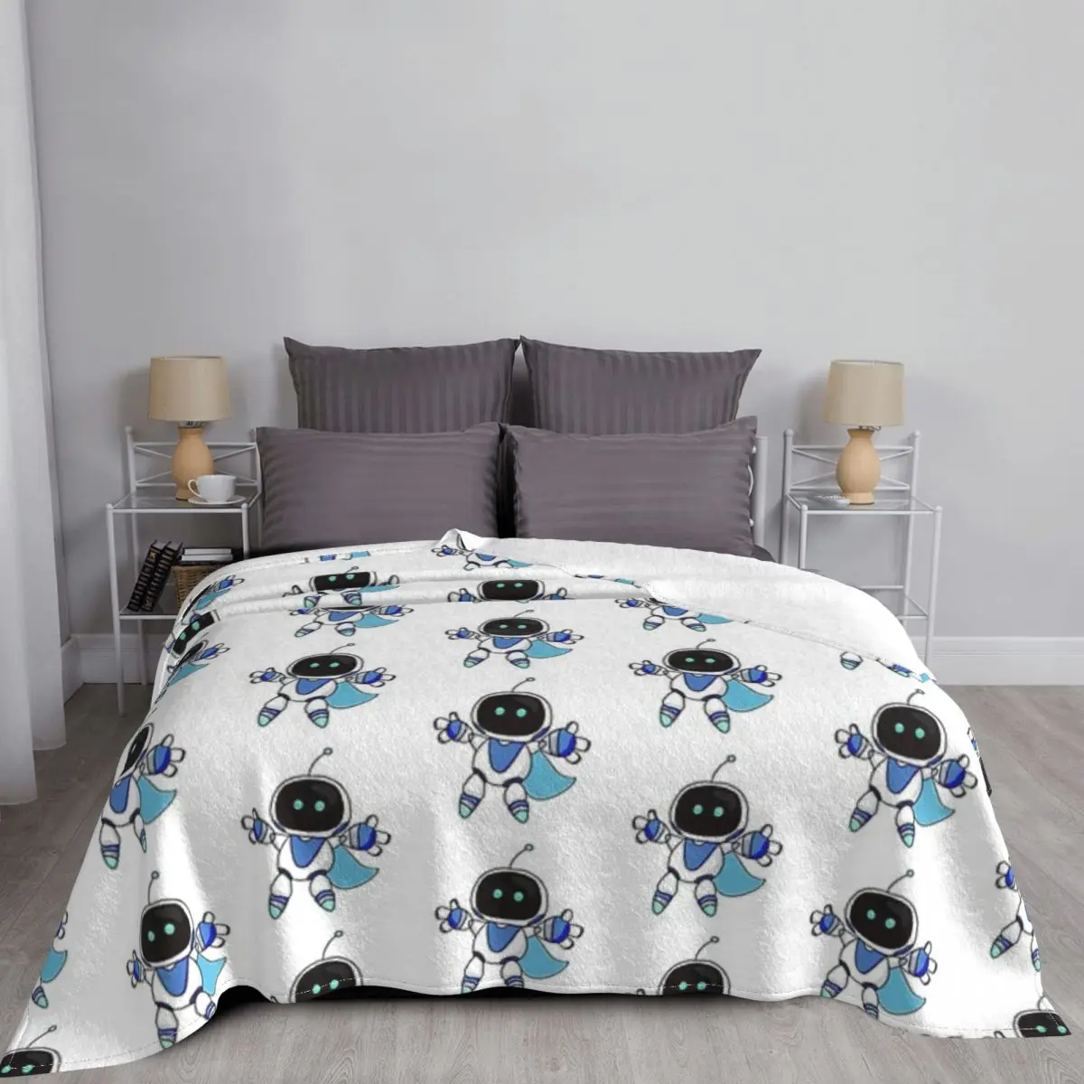 Astrobot Fanart Blanket Bedspread On The Bed Thick For Double Bed