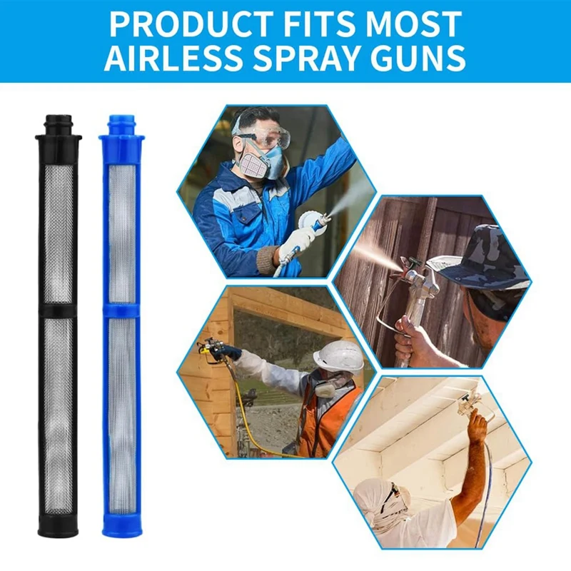 PORK-Filtre pour odorpulvérisateur sans air, 287033 et 287032, Latex 100 Mesh, Latex 60 Mesh, Entrepreneur II et Ftx II