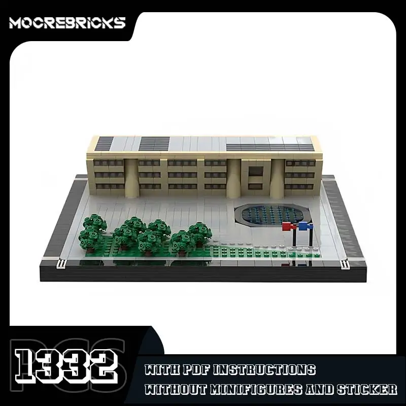 Collectie Serie Dallas Stadhuis Model Moc Stadscentrum Architectuur Bouwstenen Speelgoed Kinderen Kerstcadeau