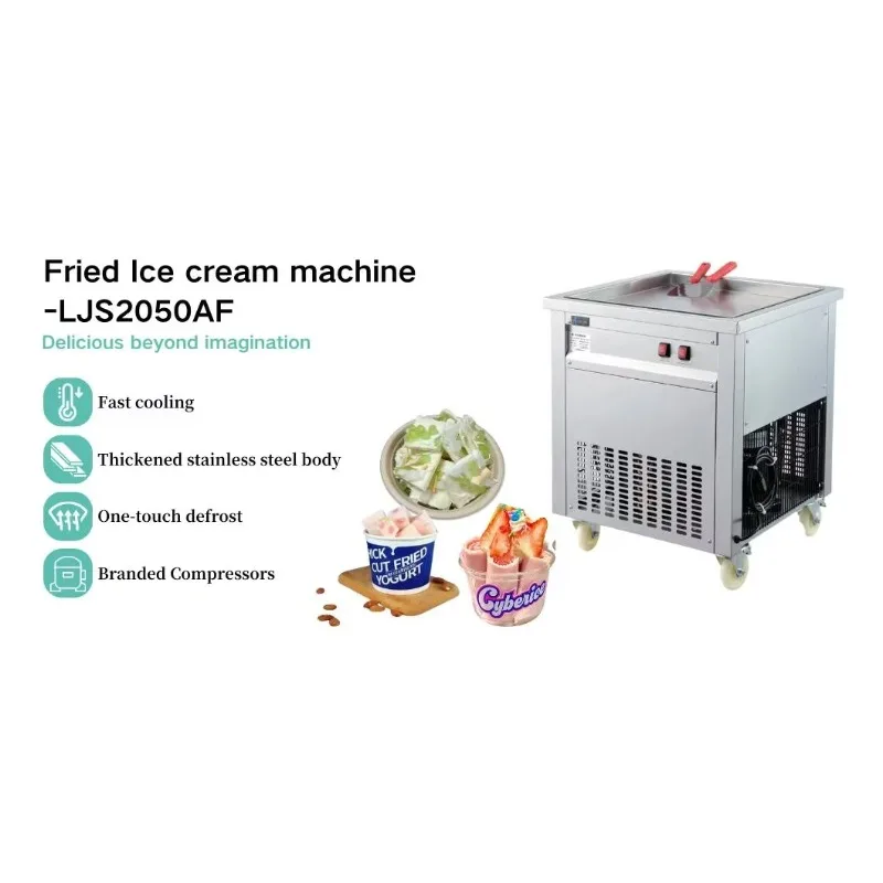 

Intelligent Large Square Pot Fried Roll Machine Yogurt Fried Ice Machine