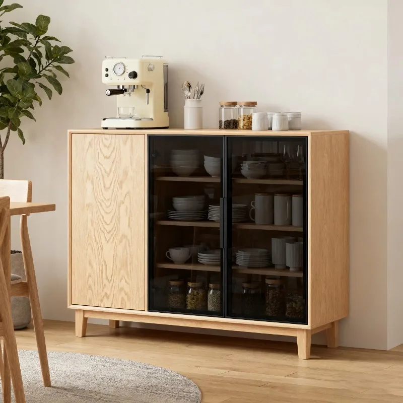 High quality modern home furniture simple console cabinet sideboard home bar living room farmhouse dining kitchen