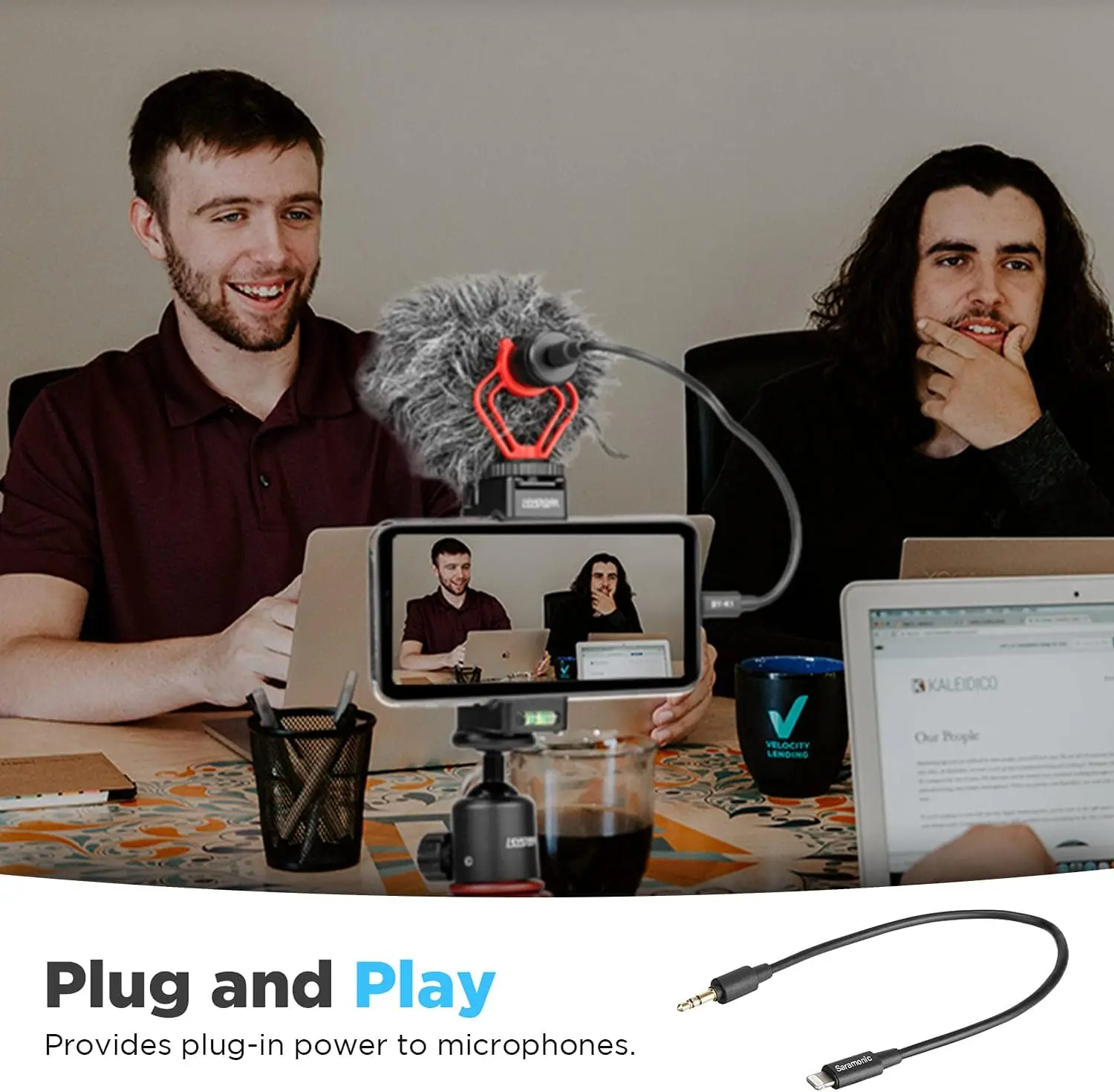 Saramonic SR-C2000 Serie Extension Microfoon Audio Adapter Kabel Voor Draadloze Microfoon Iphone Xiaomi Dji Osmo™Action Dslr