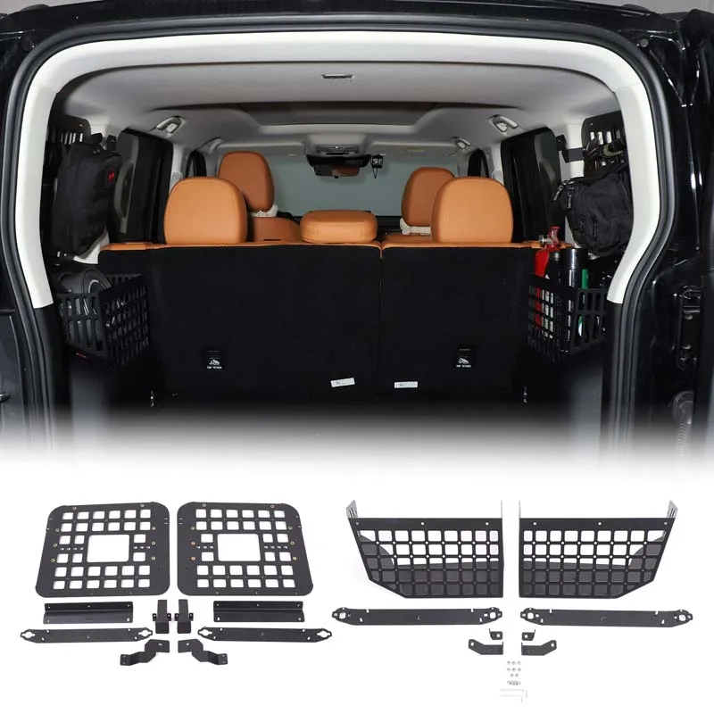 For 2023+ Haval Raptor menglong Car Side Window Bracket Modification Storage Panel Rear Trunk Molle Panel Car accessories