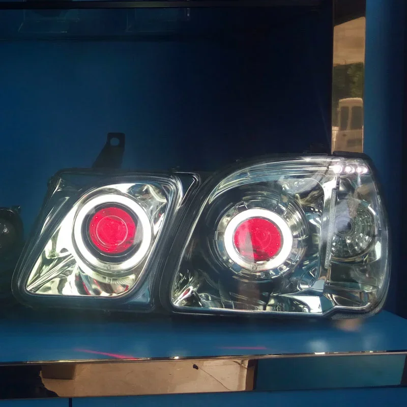 

Eosuns Hid Led Headlight Assembly Angel Eye Daytime Running Light with Turn Signal for Lexus Lx470