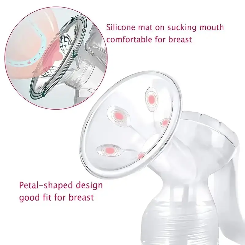 1PC Manual Breast Pump Maternity Products Silicone Milker Milk Extraction Prolactin