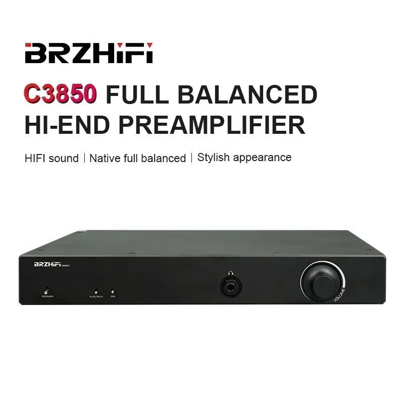 BRZHIFI 2022 New C3850 Circuit Board Fully Balanced Preamplifier HI-END Class A Preamp Audiophile Stereo Tube Pre Amp HIFI Audio