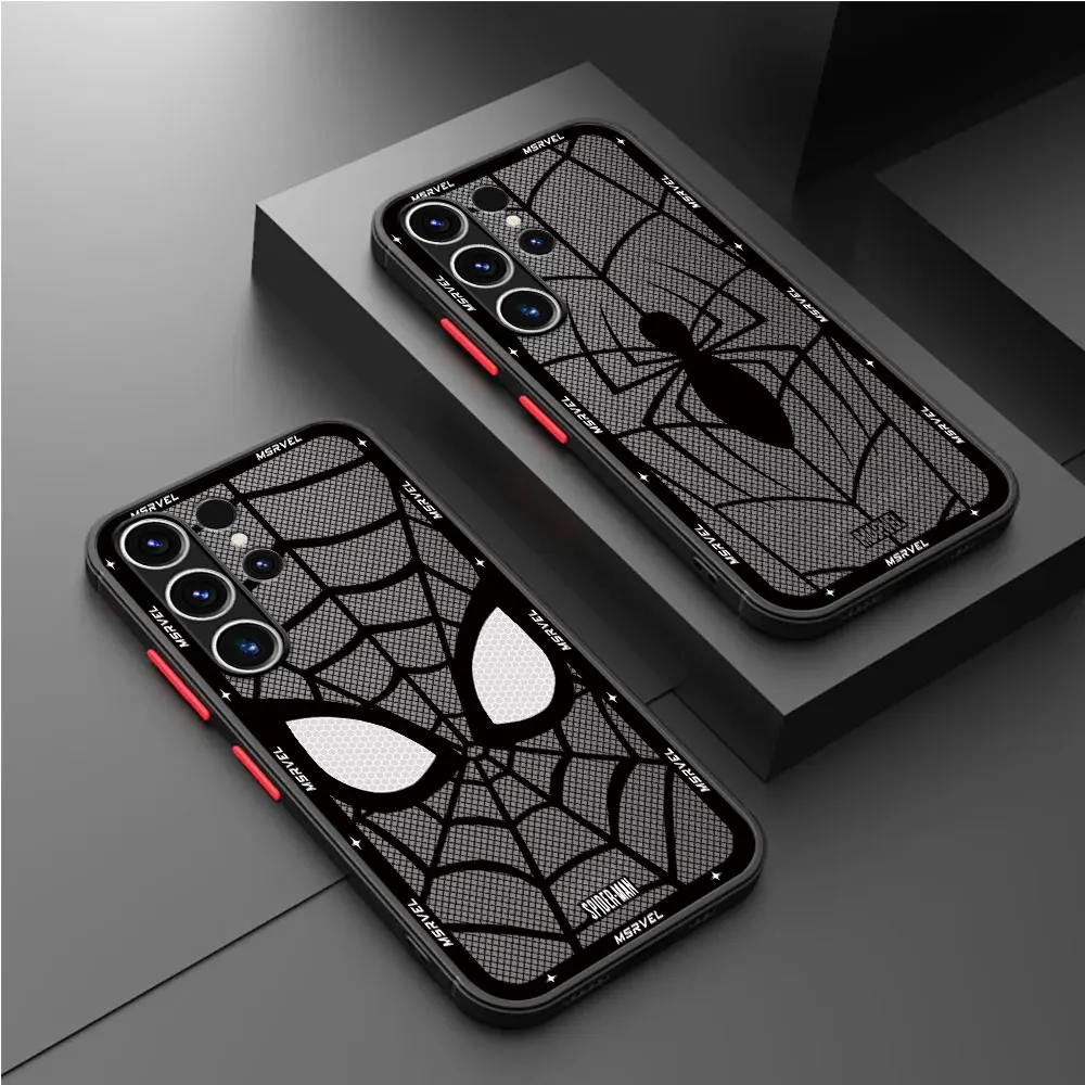 Marvel Spider Man Case for Samsung Galaxy A33 A72 A22 A32 A13 A24 A14 A73 A23 A53 A52 5G A54 A34 TPU Soft Matte Cover