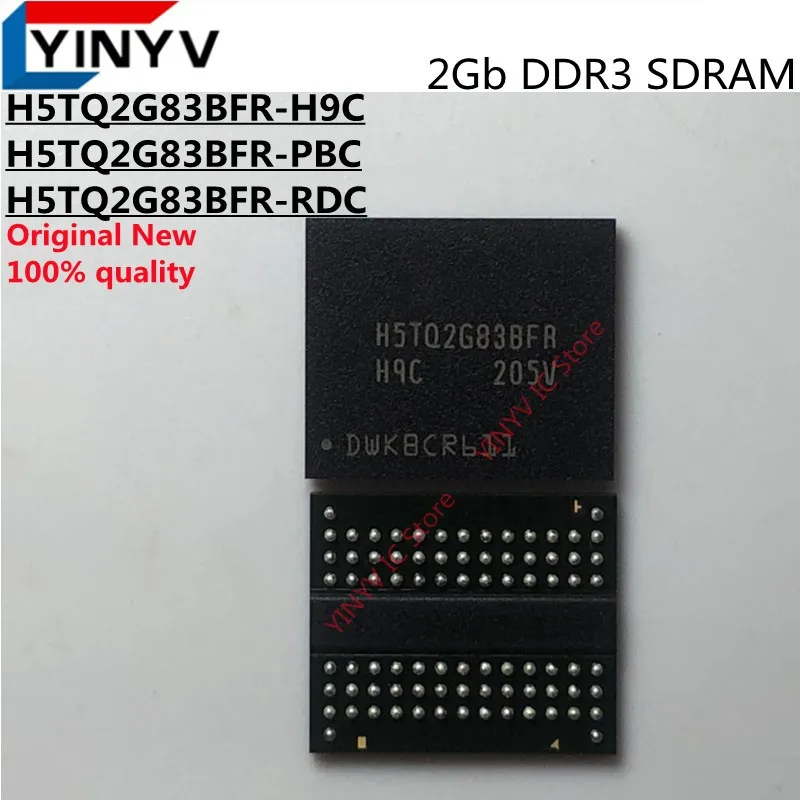 5Pcs H5TQ2G83BFR H5TQ2G83BFR-H9C H5TQ2G83BFR-PBC H5TQ2G83BFR-RDC BGA 2Gb DDR3 SDRAM 100% new imported original 100% quality