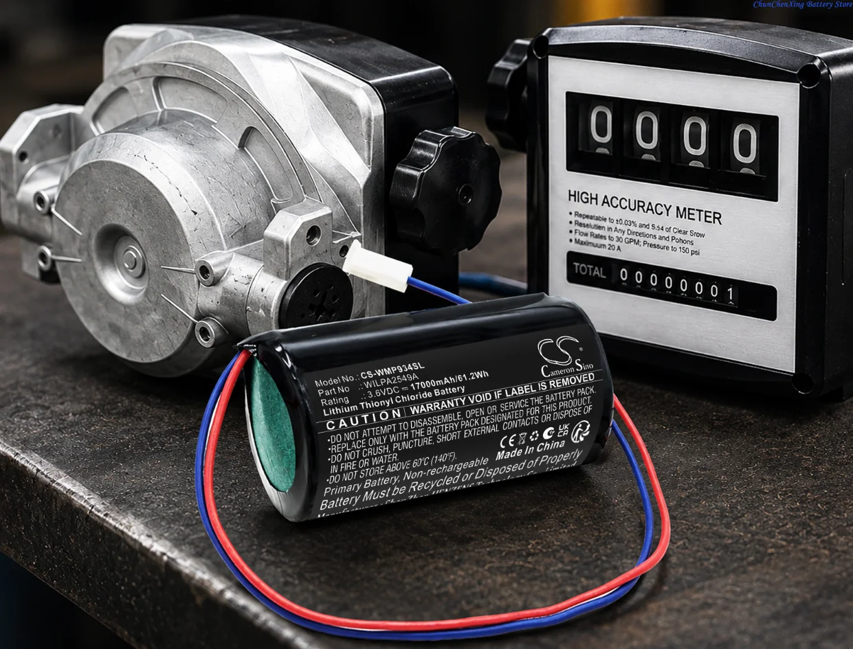 

Cameron Sino 3.6V 17000mAh Replacement Water Monitoring System Battery for Water Meter WILPA2549A +TOOL