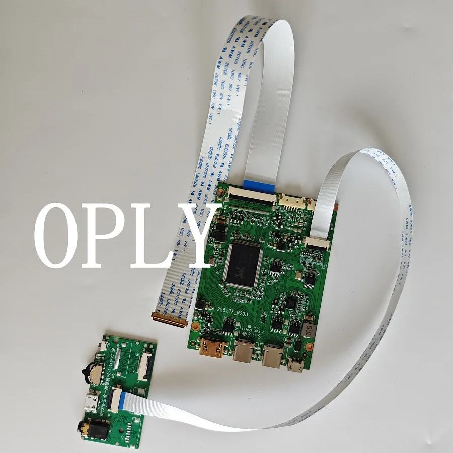kit for N156HCA N156HCA-EA3 N156HCA-EA1 1920x1080 EDP LED panel screen DIY Controllor board 2 TYPE C Mini HDMI-compatible 15.6