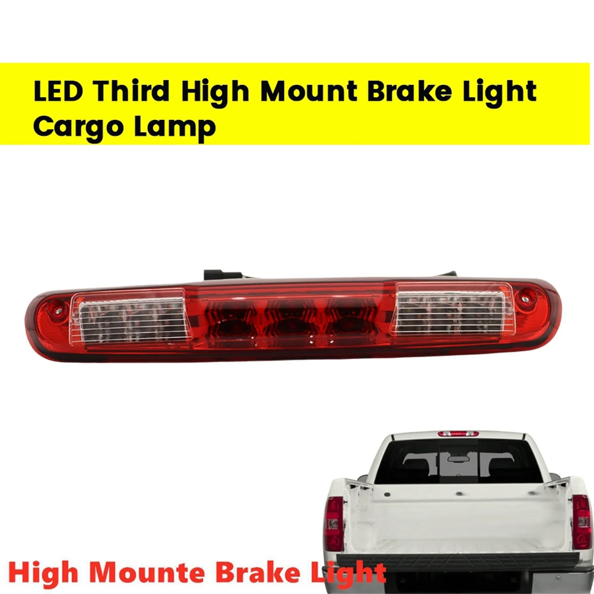 ضوء فرامل LED ثالث عالي التركيب لسيارة شيفروليه سيلفرادو GMC_A60E